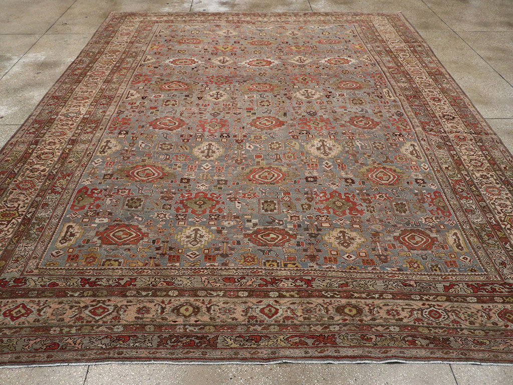 Antique Persian Bidjar Room Size Carpet, No.31523 - Gss