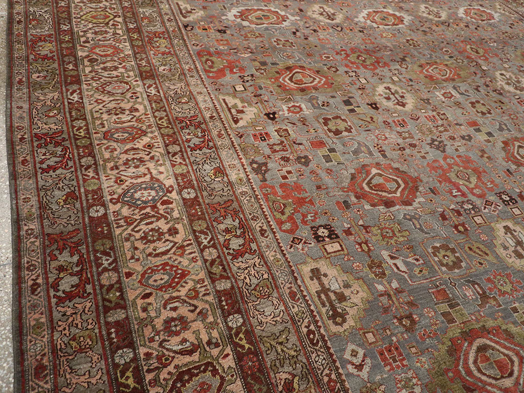 Antique Persian Bidjar Room Size Carpet, No.31523 - Gss