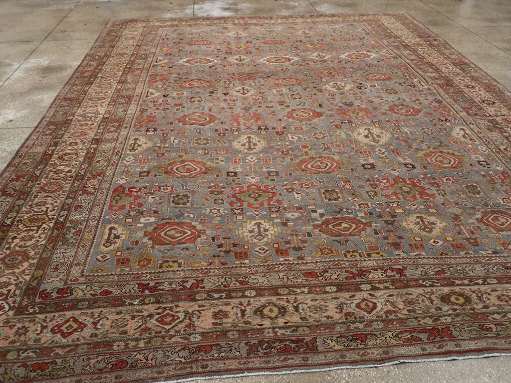 Antique Persian Bidjar Room Size Carpet, No.31523 - Gss
