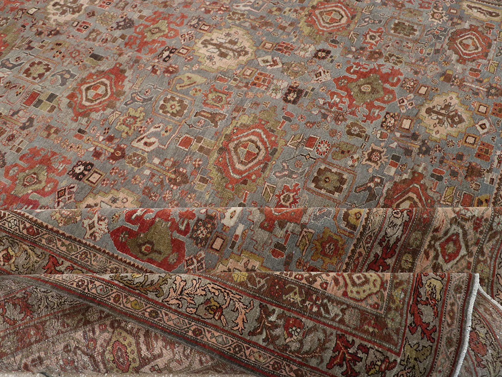 Antique Persian Bidjar Room Size Carpet, No.31523 - Gss