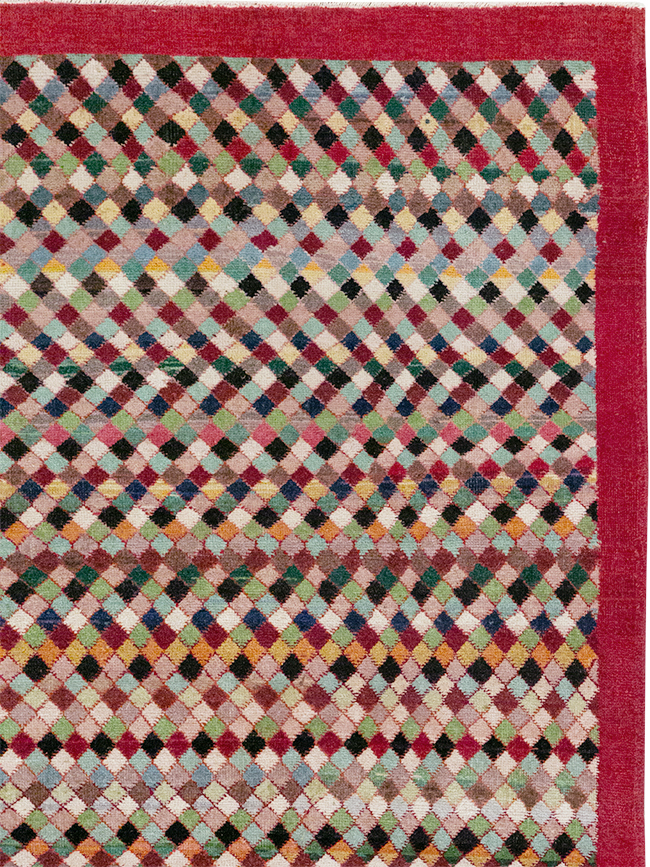 Vintage Turkish Anatolian Small Room Size Carpet, No.31524 - Gss