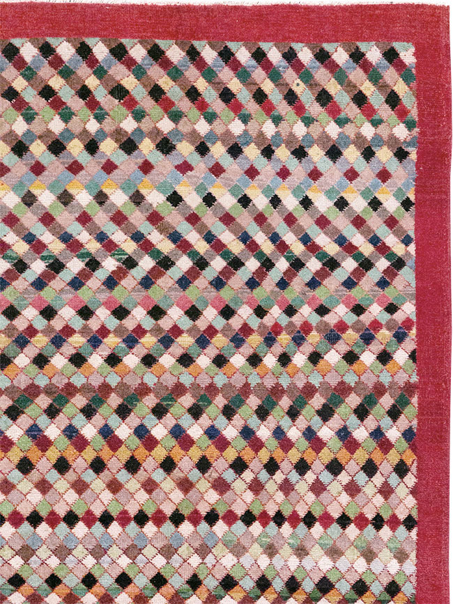 Vintage Turkish Anatolian Room Size Carpet, No.31524 - Gss