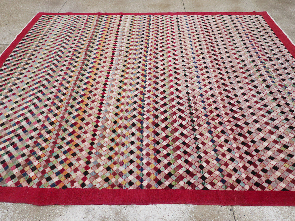 Vintage Turkish Anatolian Small Room Size Carpet, No.31524 - Gss