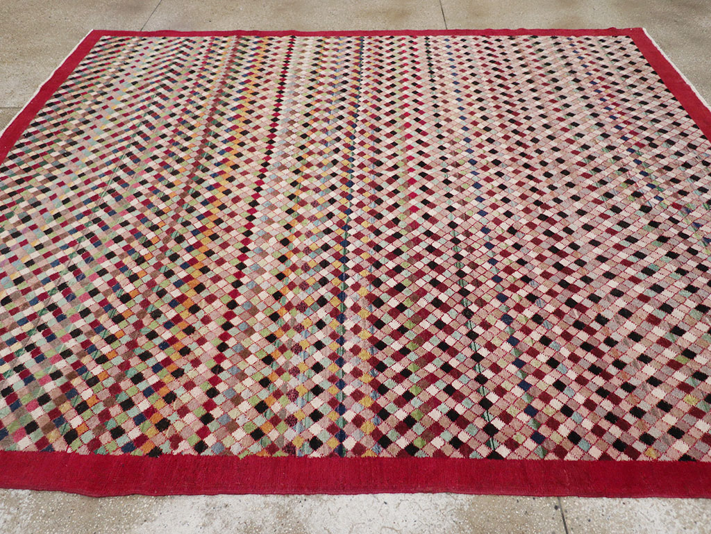 Vintage Turkish Anatolian Room Size Carpet, No.31524 - Gss