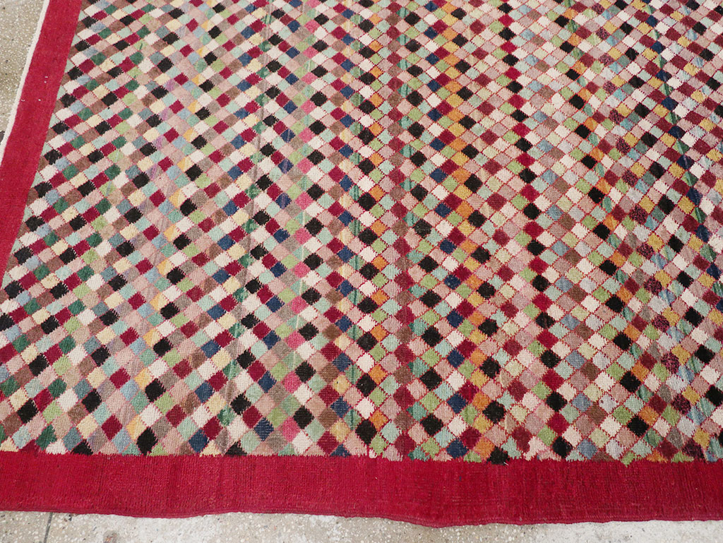 Vintage Turkish Anatolian Room Size Carpet, No.31524 - Gss