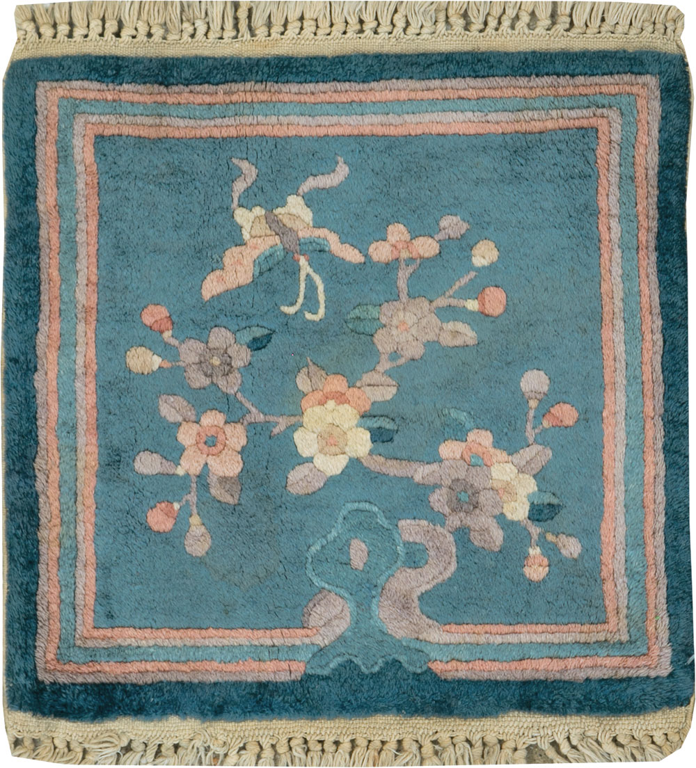 Vintage Chinese Art Deco Pictorial Rug, No.31526 - Gss