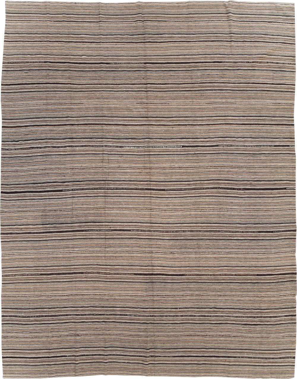 Vintage Turkish Flatweave Kilim Room Size Carpet, No.31530 - Gss