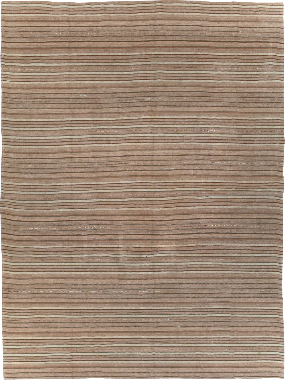 Vintage Persian Flatweave Kilim Accent Carpet, No.31532 - Gss