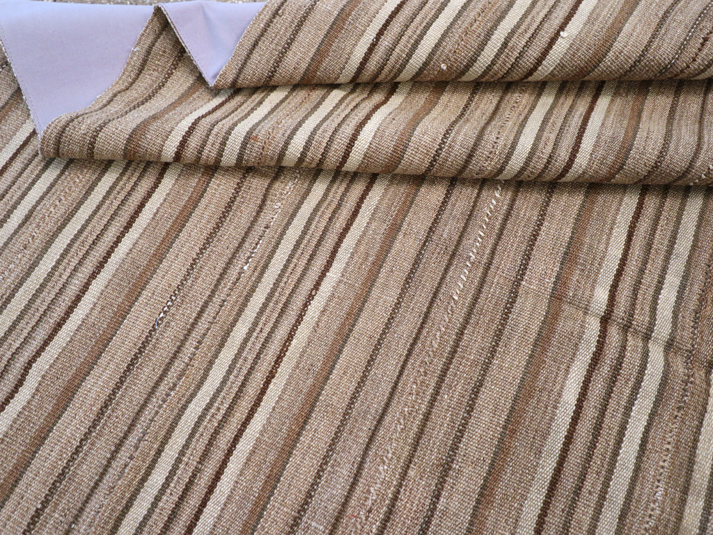 Vintage Persian Flatweave Kilim Accent Carpet, No.31532 - Gss