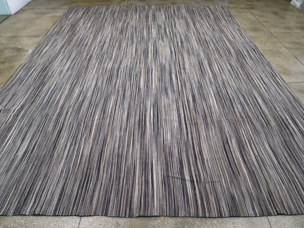 Modern Turkish Flatweave Large Carpet, No.31538 - Gss