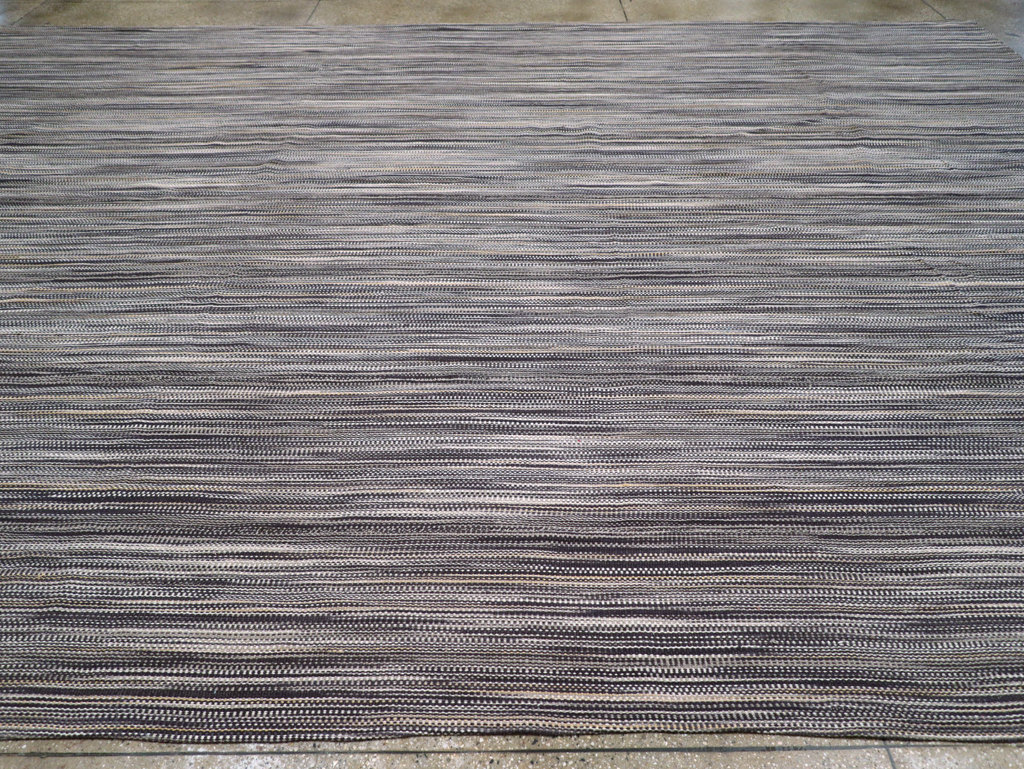 Modern Turkish Flatweave Large Carpet, No.31538 - Gss