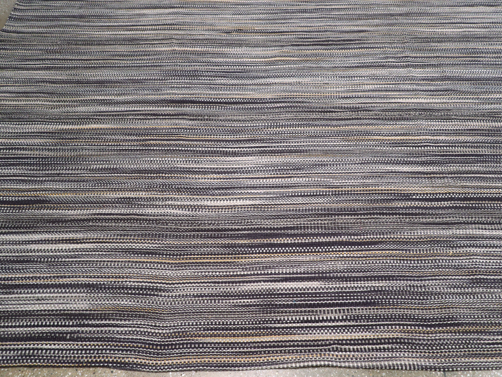 Modern Turkish Flatweave Large Carpet, No.31538 - Gss