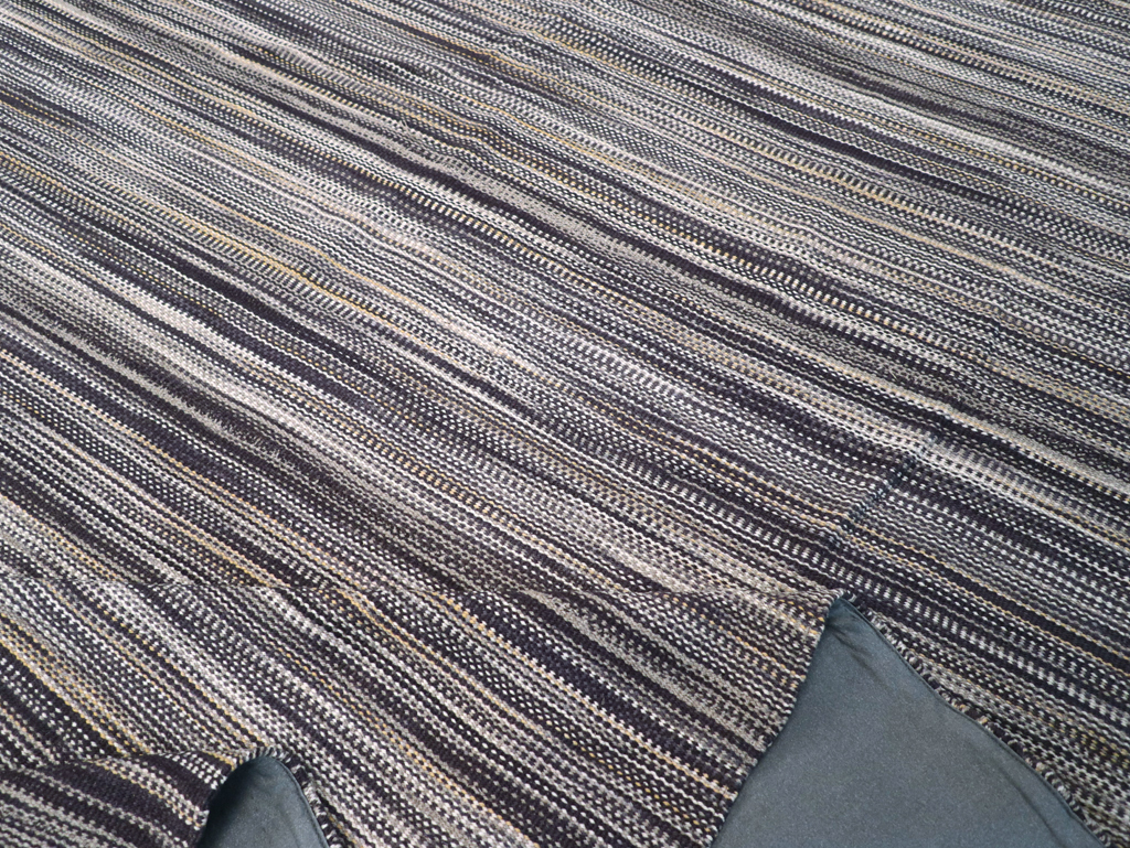 Modern Turkish Flatweave Large Carpet, No.31538 - Gss