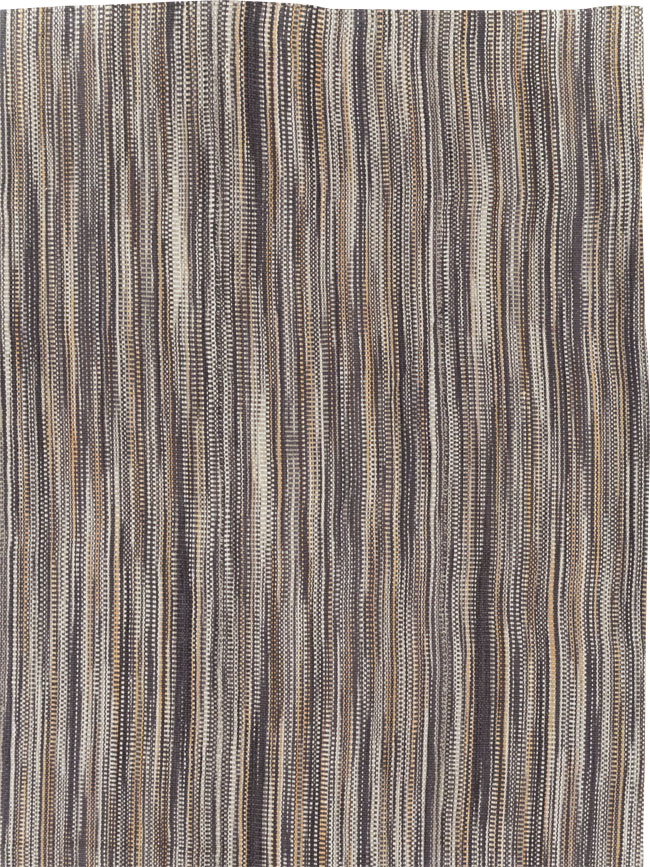 Modern Turkish Flatweave Kilim Room Size Carpet, No.31539 - Gss