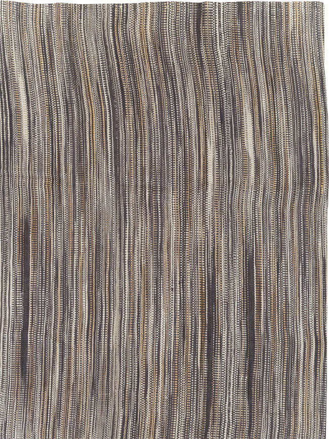 Modern Turkish Flatweave Kilim Room Size Carpet, No.31539 - Gss