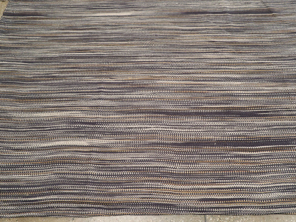 Modern Turkish Flatweave Kilim Room Size Carpet, No.31539 - Gss