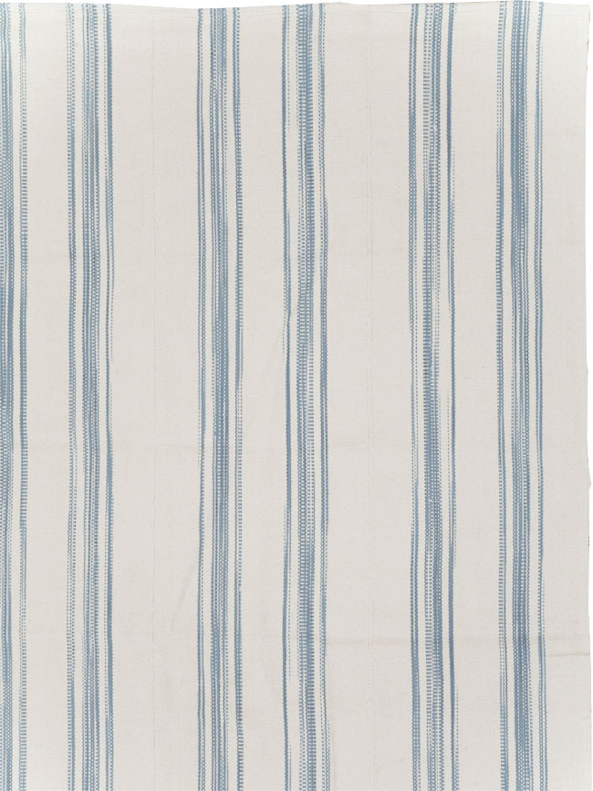 Modern Turkish Flatweave Room Size Carpet, No.31540 - Gss