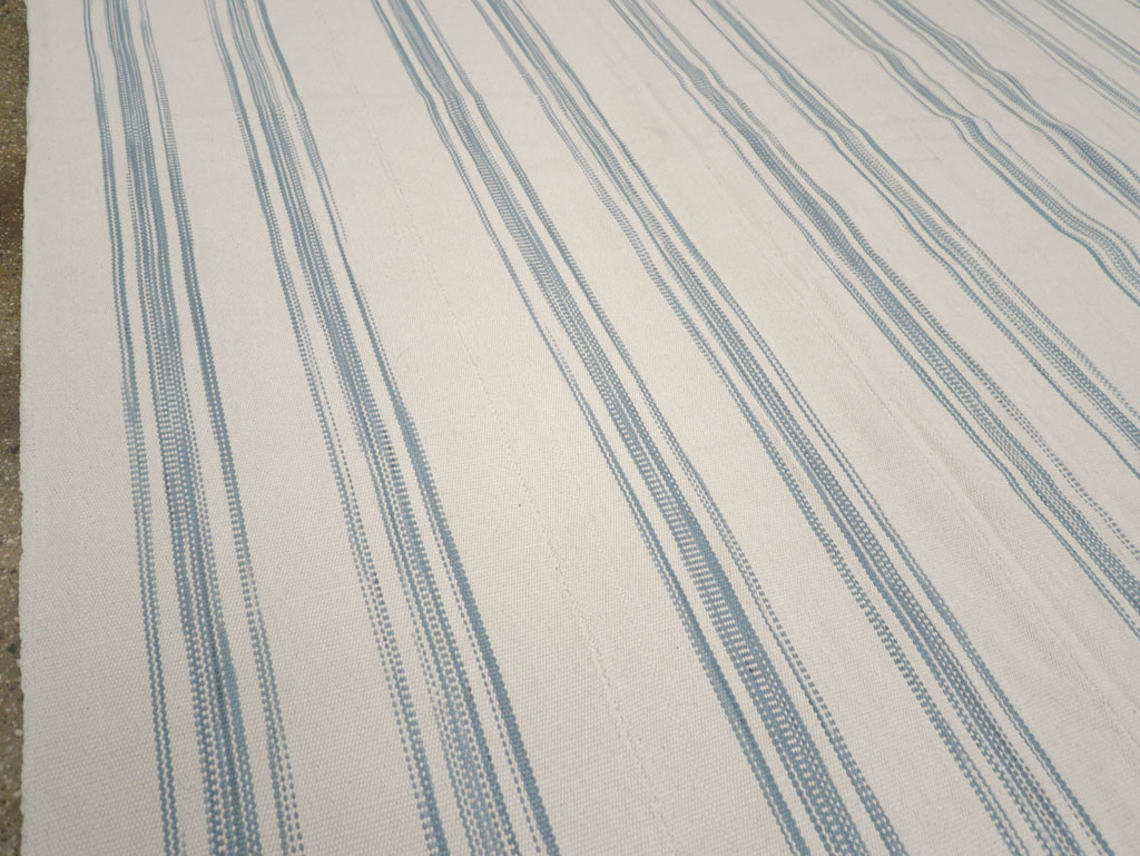 Modern Turkish Flatweave Room Size Carpet, No.31540 - Gss