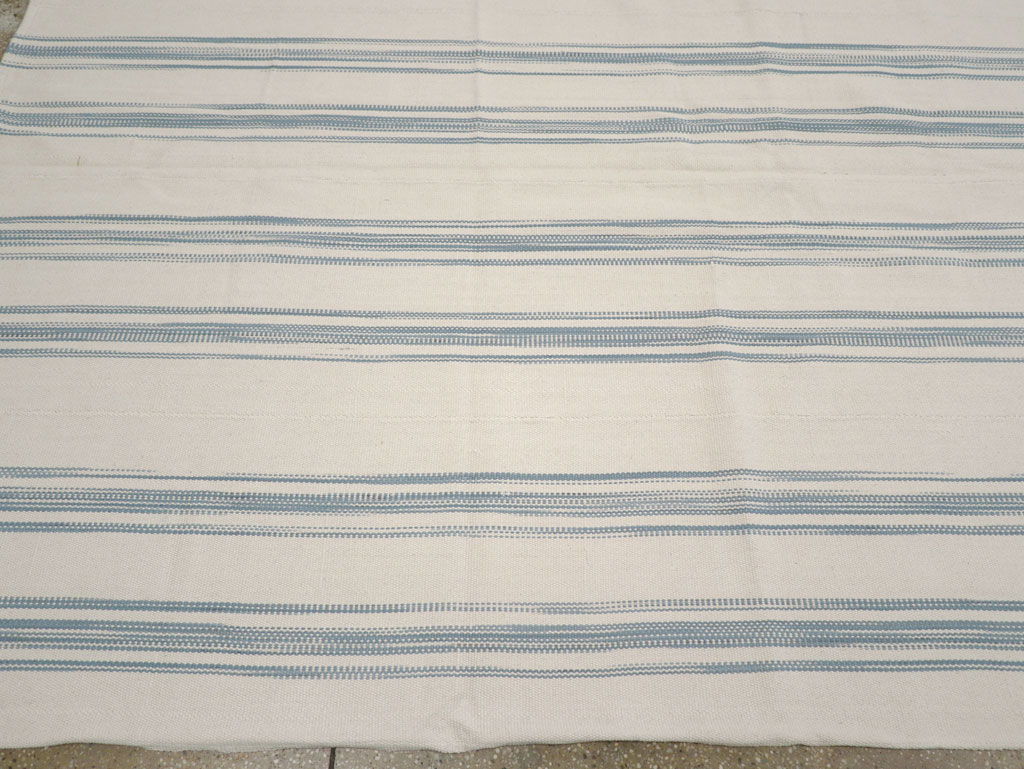 Modern Turkish Flatweave Room Size Carpet, No.31540 - Gss