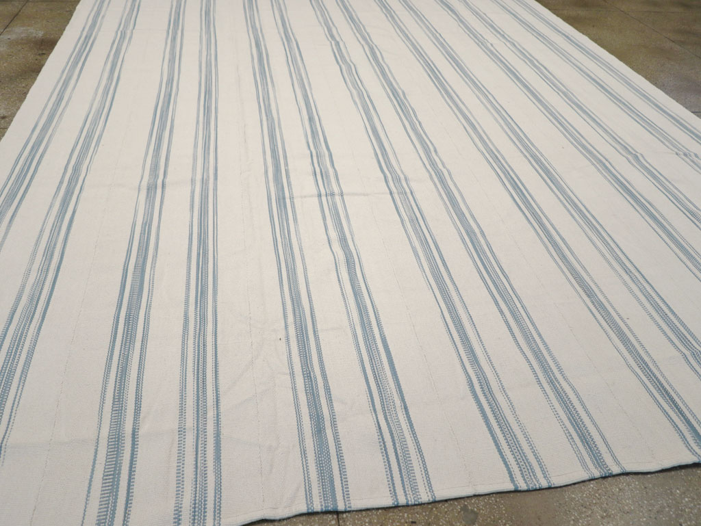 Modern Turkish Flatweave Room Size Carpet, No.31540 - Gss