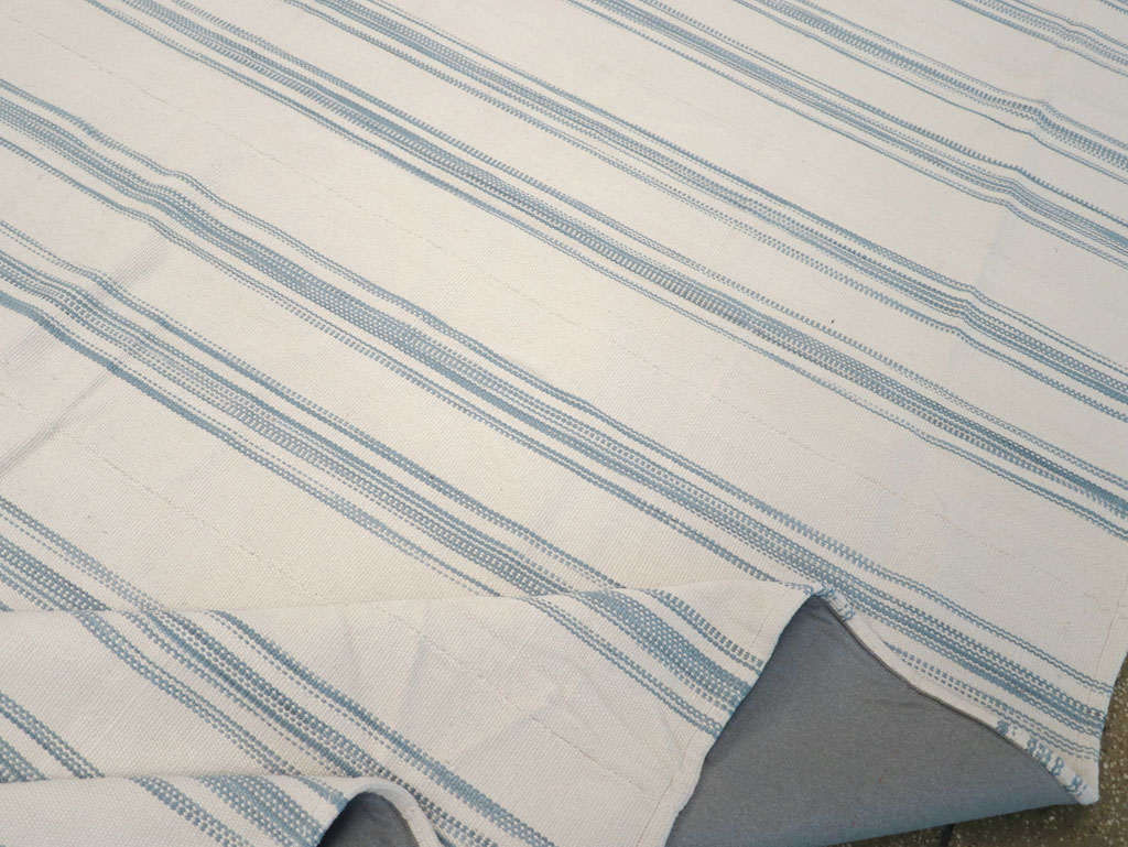 Modern Turkish Flatweave Room Size Carpet, No.31540 - Gss