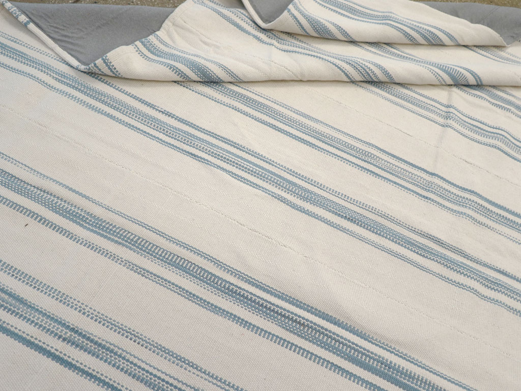 Modern Turkish Flatweave Room Size Carpet, No.31540 - Gss