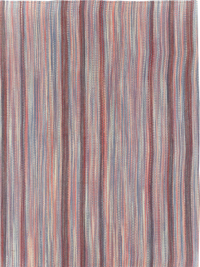 Modern Turkish Flatweave Room Size Carpet, No.31545 - Gss