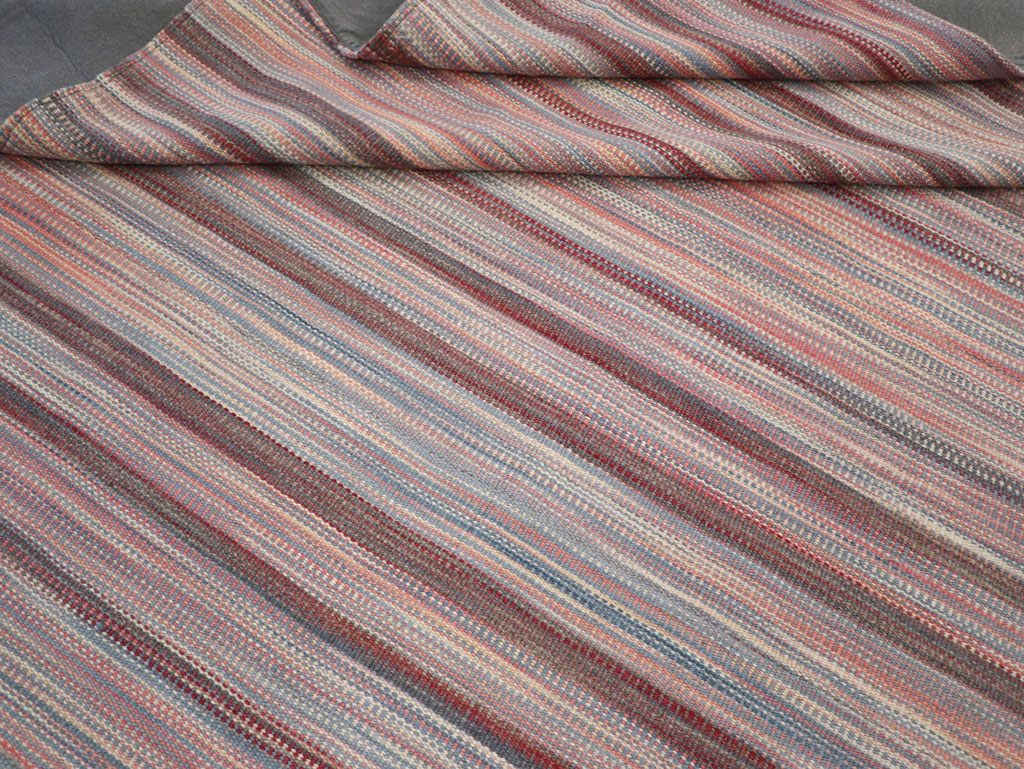 Modern Turkish Flatweave Room Size Carpet, No.31545 - Gss