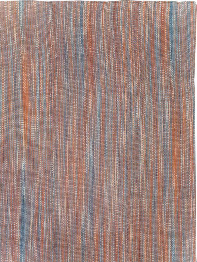 Modern Turkish Flatweave Room Size Carpet, No.31546 - Gss