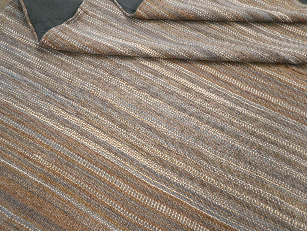 Modern Turkish Flatweave Room Size Carpet, No.31547 - Gss