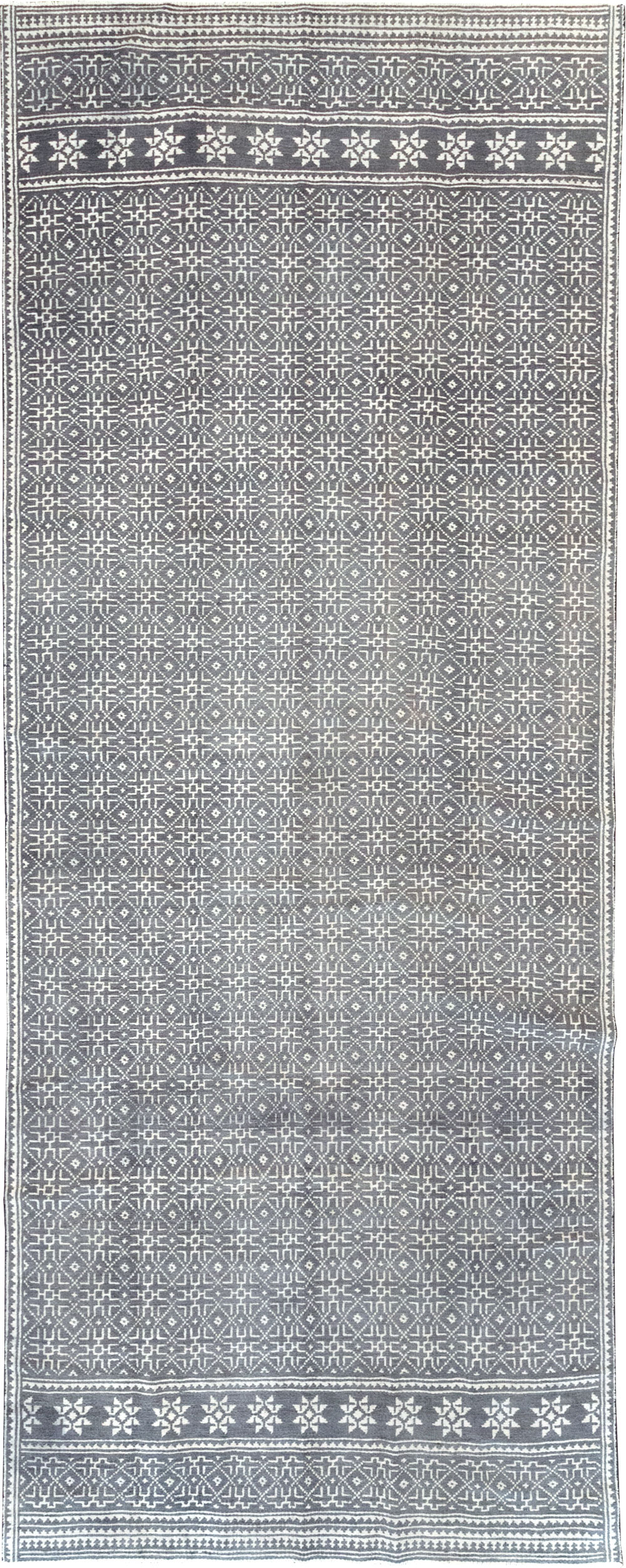 Vintage Persian Flatweave Gallery Carpet, No.31556 - Gss