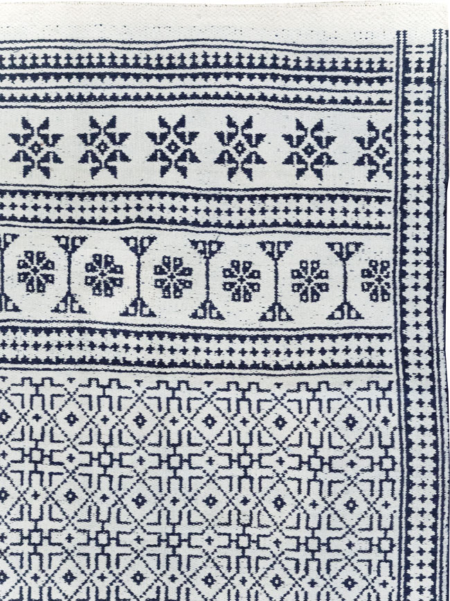 Vintage Persian Flatweave Kilim Large Carpet, No.31559 - Gss