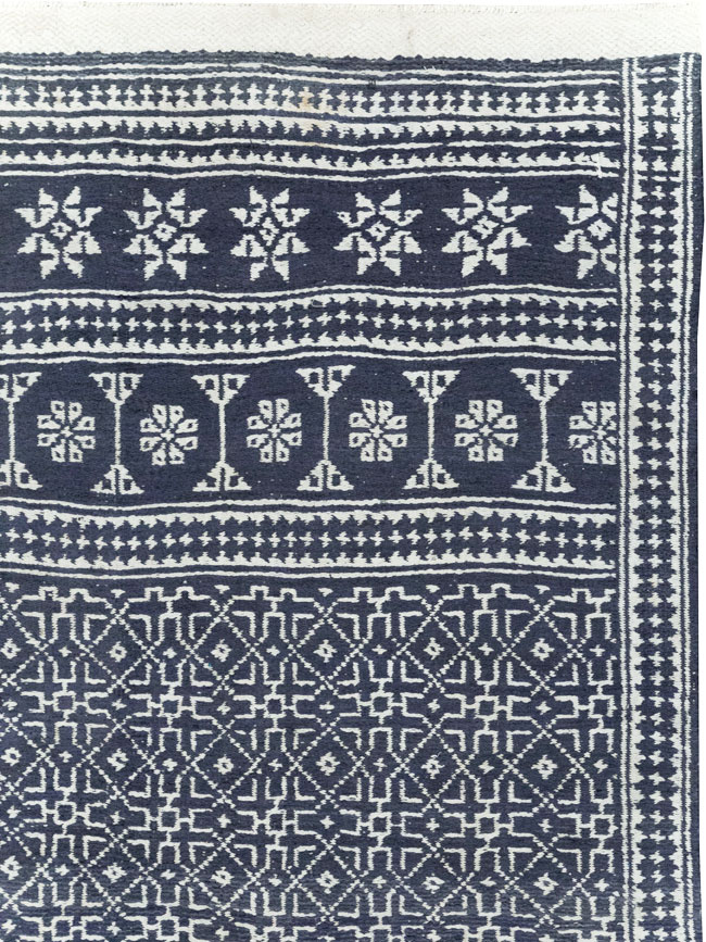 Vintage Persian Flatweave Kilim Large Carpet, No.31559 - Gss