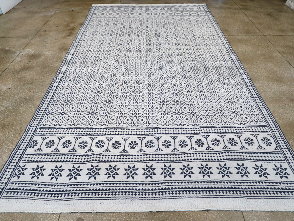 Vintage Persian Flatweave Kilim Large Carpet, No.31559 - Gss