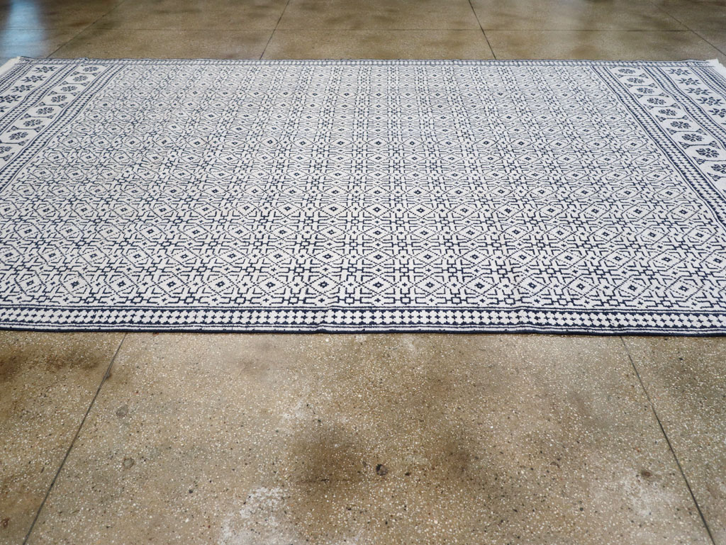 Vintage Persian Flatweave Kilim Large Carpet, No.31559 - Gss