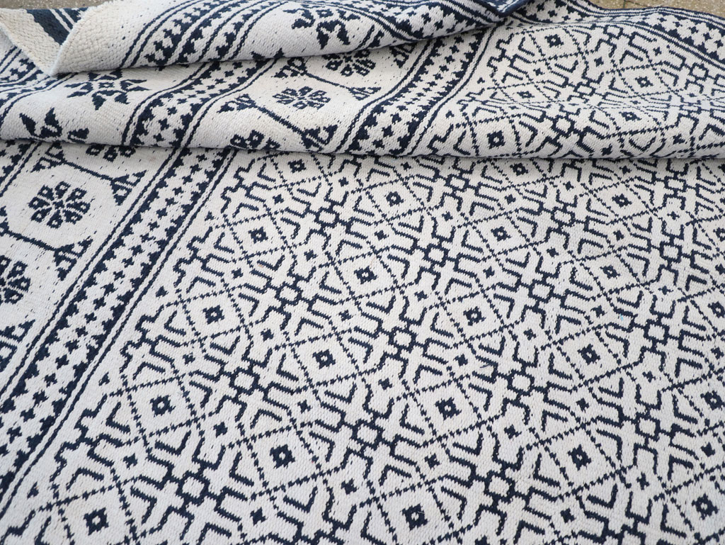 Vintage Persian Flatweave Kilim Large Carpet, No.31559 - Gss