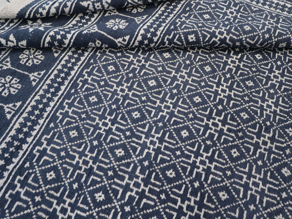 Vintage Persian Flatweave Kilim Large Carpet, No.31559 - Gss