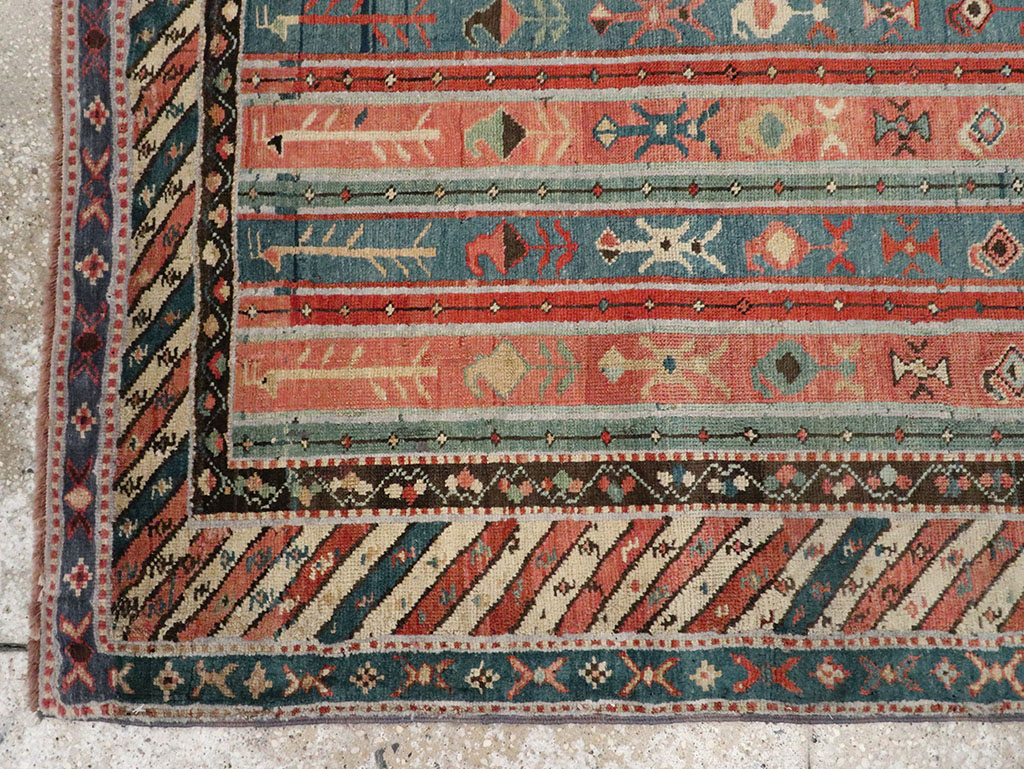 Antique Caucasian Karabagh Rug, No.31565 - Gss
