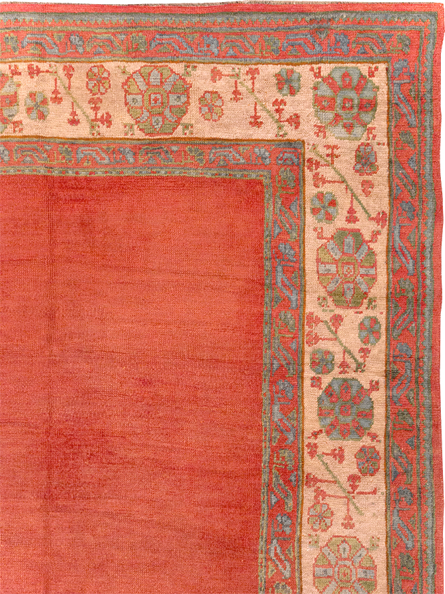 Antique Turkish Oushak Carpet, No.31567 - Gss