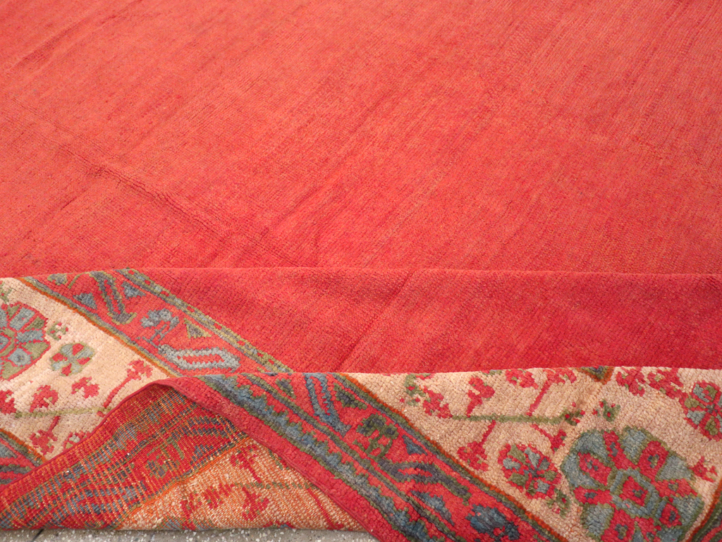 Antique Turkish Oushak Carpet, No.31567 - Gss