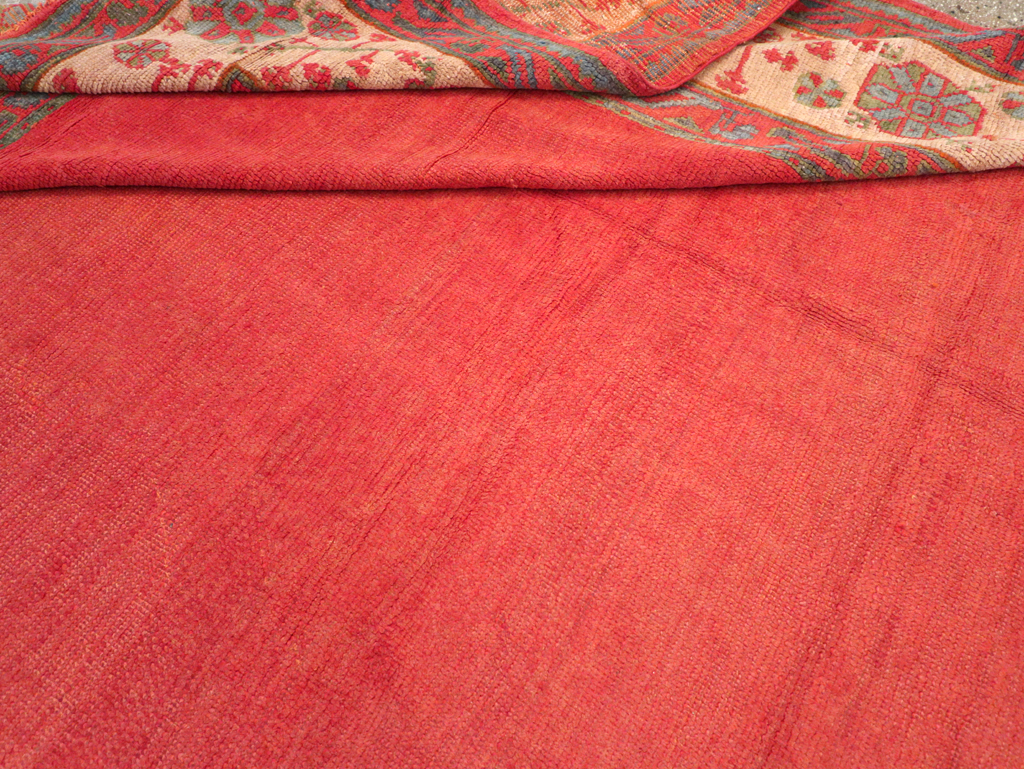 Antique Turkish Oushak Carpet, No.31567 - Gss