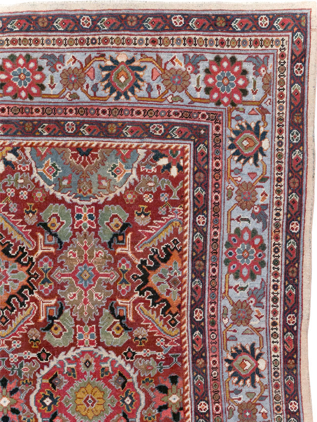 Vintage Persian Mahal Square Room Size Carpet, No.31568 - Gss