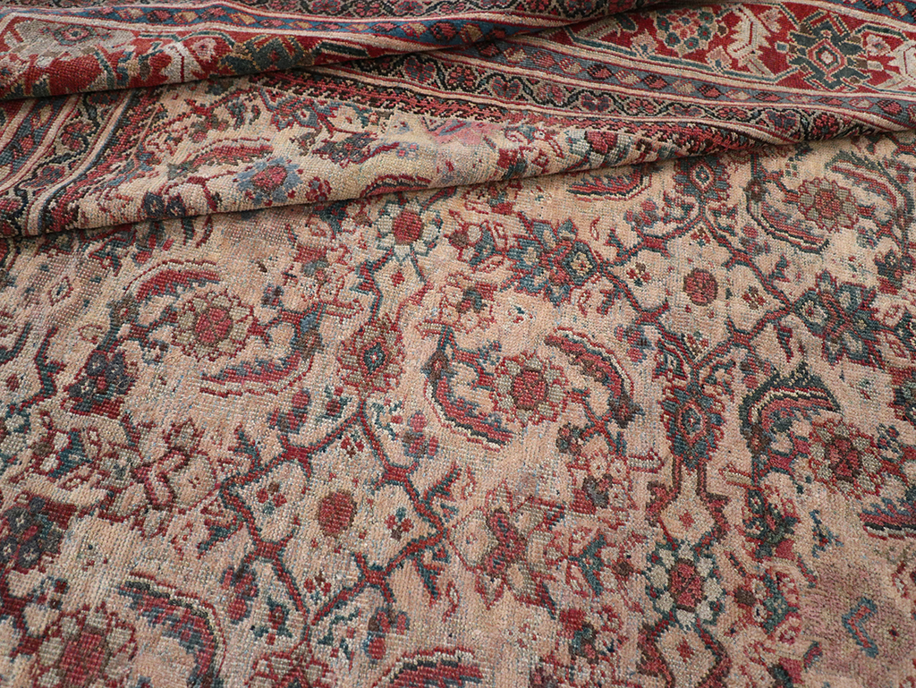 Antique Persian Mahal Accent Carpet, No.31572 - Gss