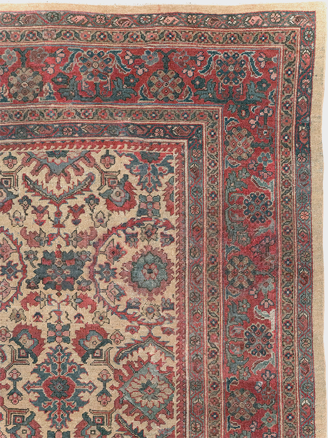 Antique Persian Mahal Carpet, No.31576 - Gss