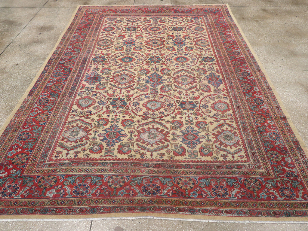 Antique Persian Mahal Carpet, No.31576 - Gss