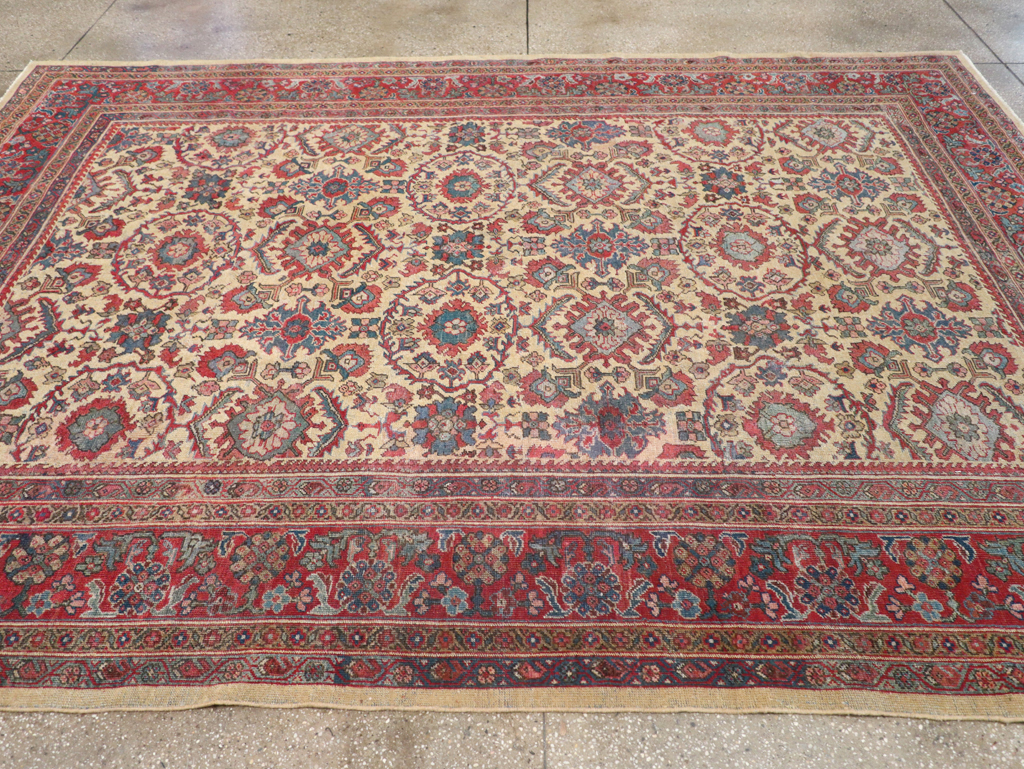 Antique Persian Mahal Carpet, No.31576 - Gss