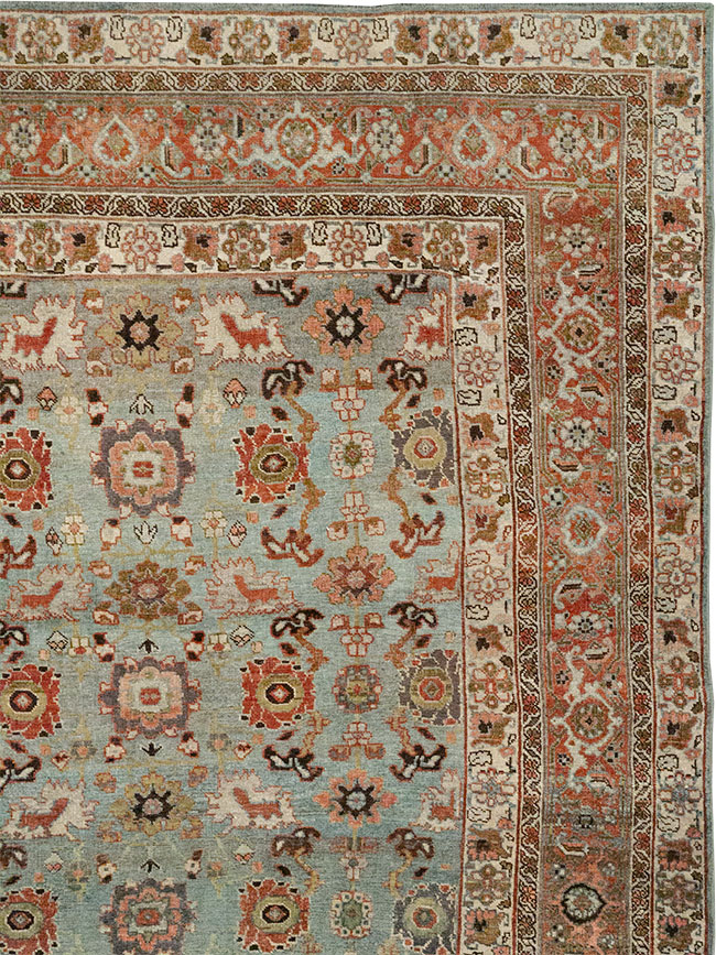 Antique Persian Bidjar Room Size Carpet, No.31577 - Gss