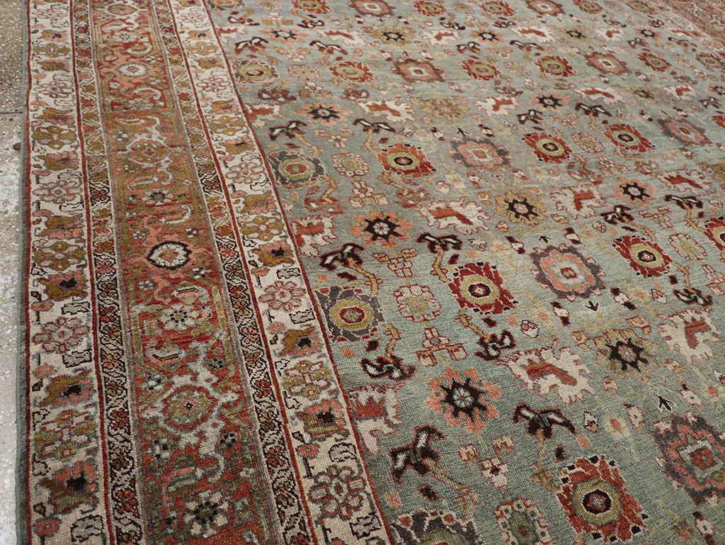 Antique Persian Bidjar Room Size Carpet, No.31577 - Gss