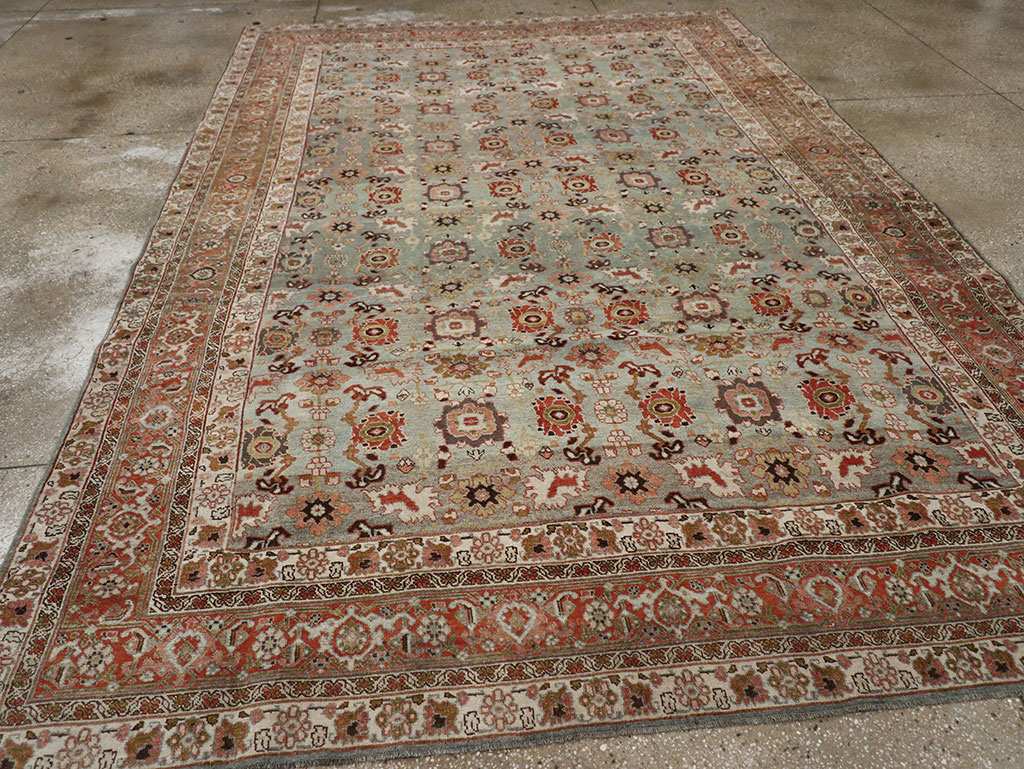 Antique Persian Bidjar Room Size Carpet, No.31577 - Gss