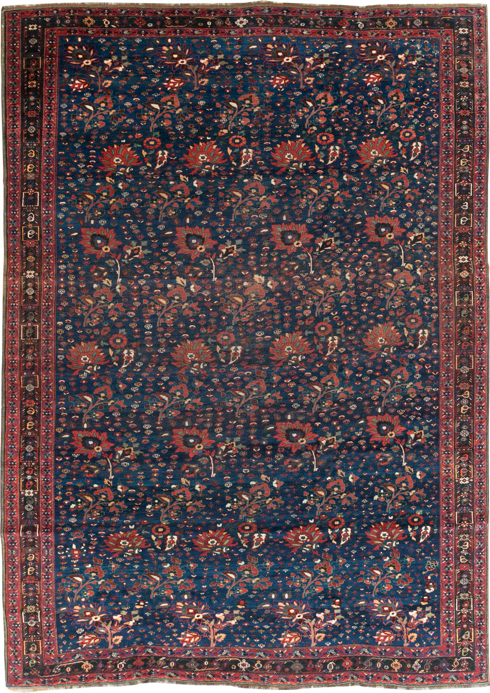 Antique Persian Afshar Tribal Room Size Carpet, No.31583 - Gss
